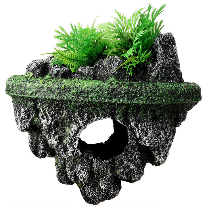 Transform Your Aquarium with Floating Stone Ornaments