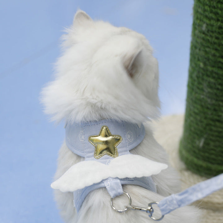 Unleash Your Cat's Inner Angel: The Pet Angel Wings Harness And Leash Set