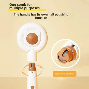 Grooming Made Easy with the Rechargeable 2-In-1 Pet Nail Trimmer Comb