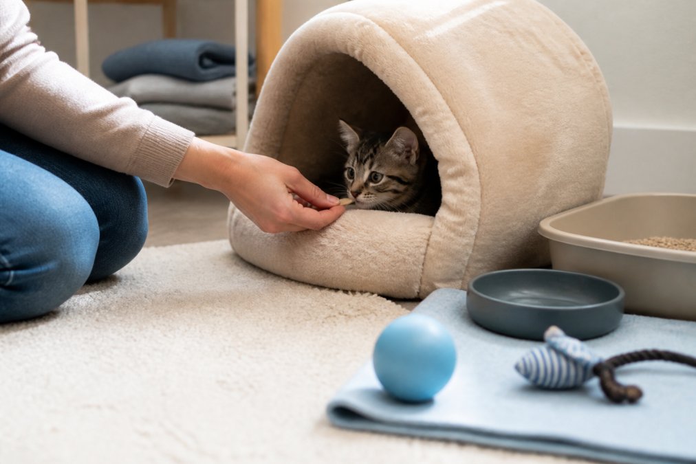 How to Manage Anxiety in Rescued Kittens
