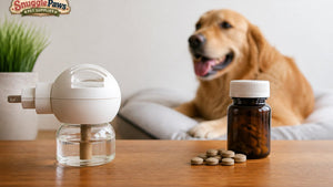 Pheromone Diffusers vs Calming Supplements for Dogs